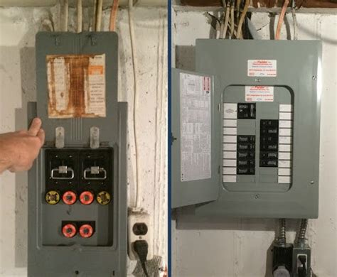 how to replace a electrical panel box|electrician to replace electrical panel.